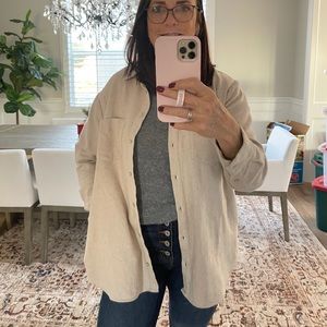 Madewell Flannel shirt jacket